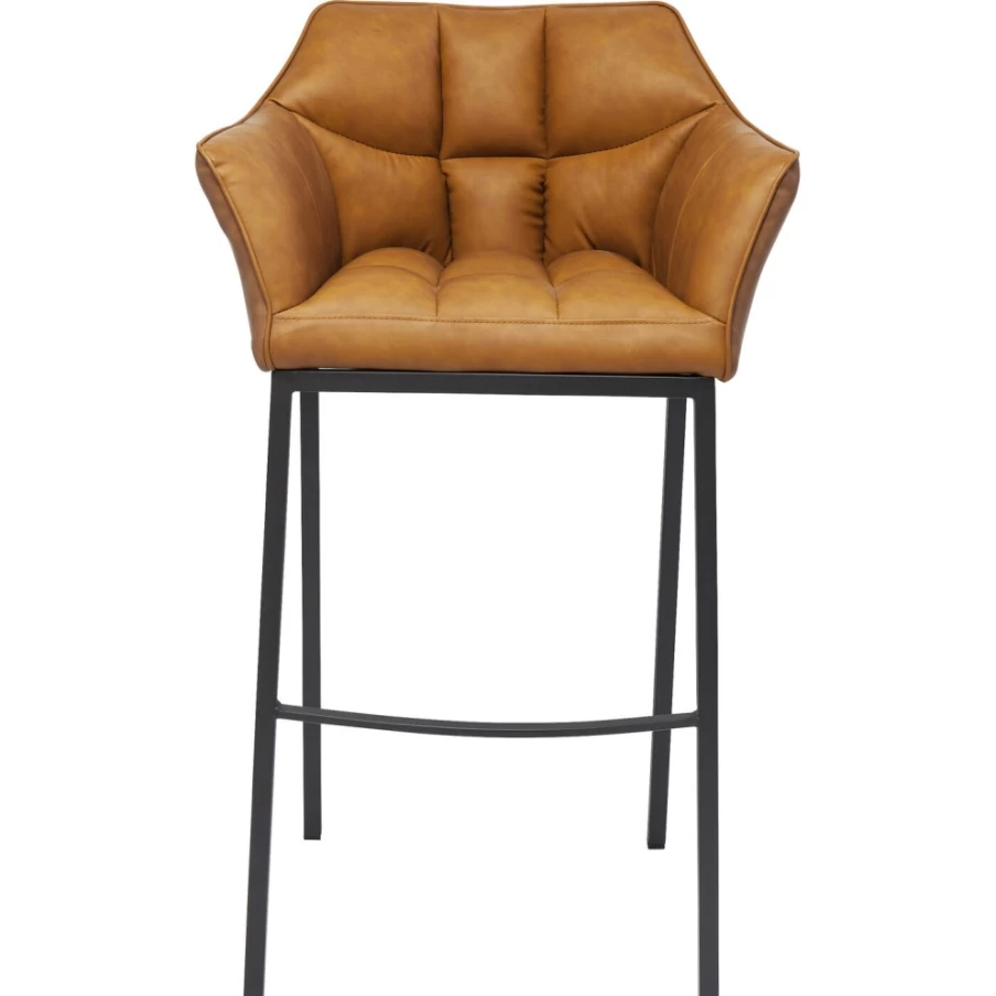 KARE Design Bar Stool Thinktank Quattro - Modern Brown Adjustable Height Counter Stool for Kitchen & Dining