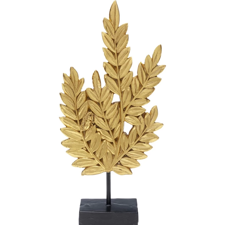 KARE Design Modern Gold Leaf Deco Object - 30Cm Artificial Leaves for Home Decor