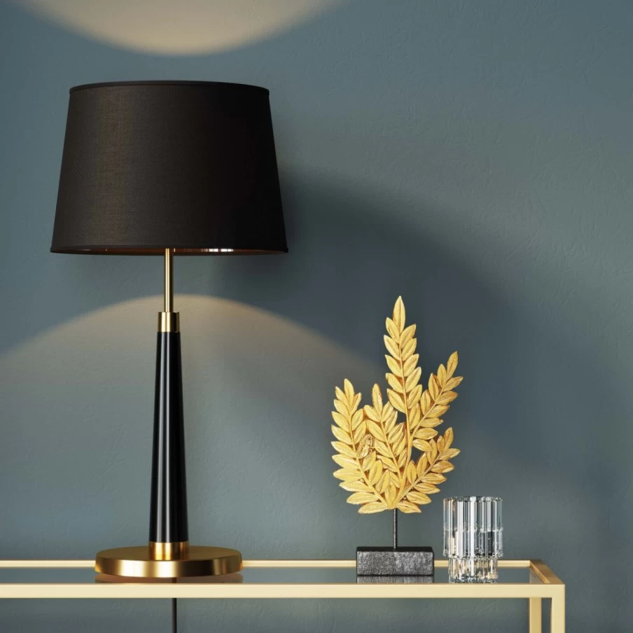 KARE Design Modern Gold Leaf Deco Object - 30Cm Artificial Leaves for Home Decor