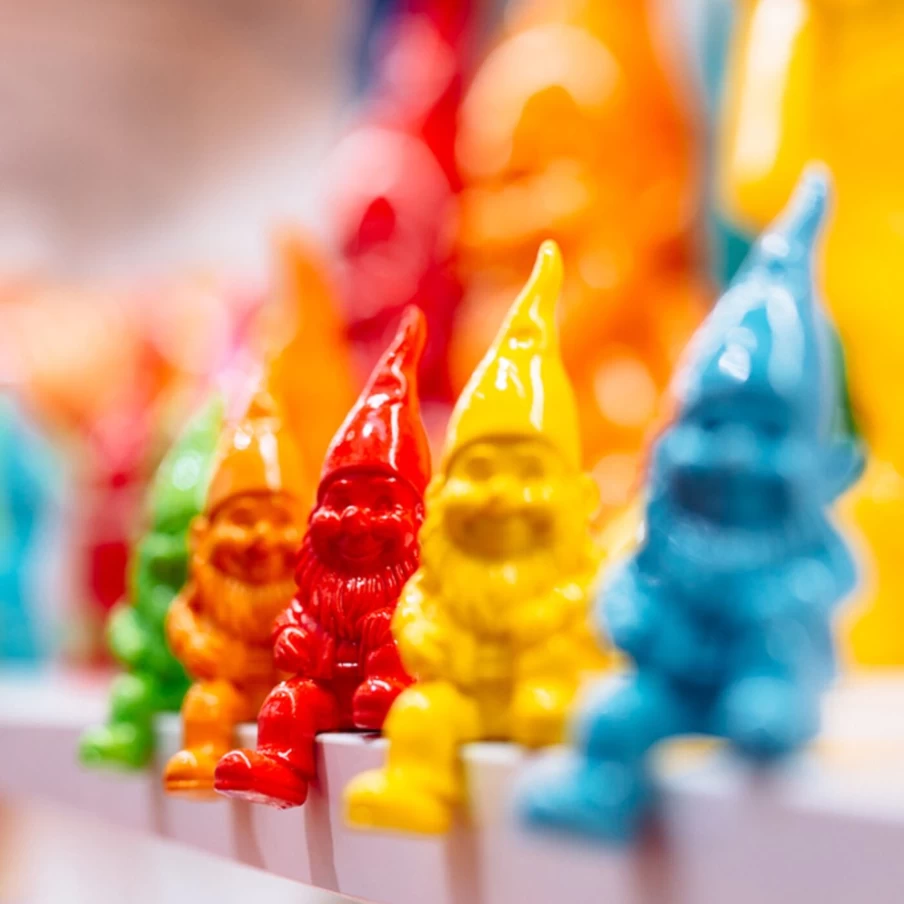 KARE Design Colorful 11cm Decorative Garden Gnome Assorted Styles