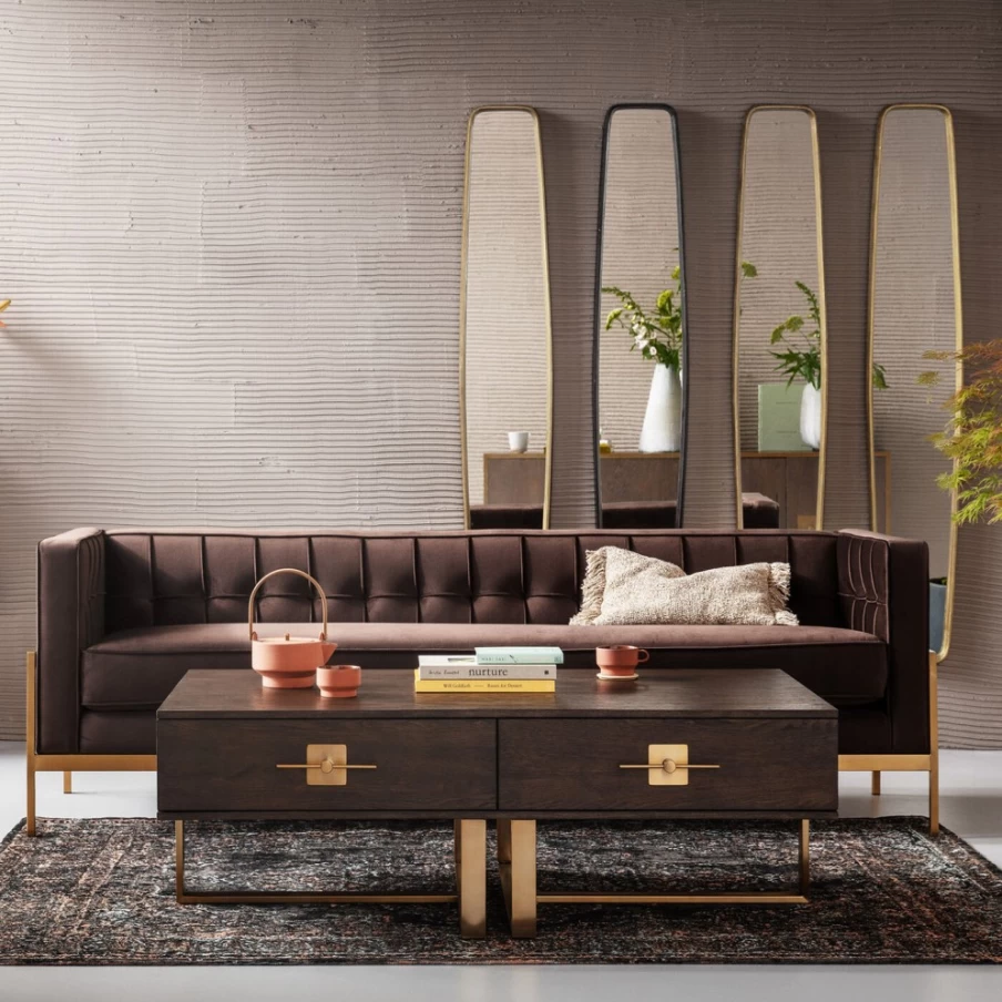 KARE Design Modern Osaka Coffee Table 138x77 cm Mid-Century Scandinavian Living Room Furniture