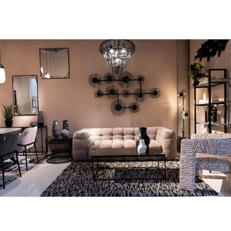 KARE Design Modern Black Coffee Table Key West 120x60cm Rectangular Living Room Center Table