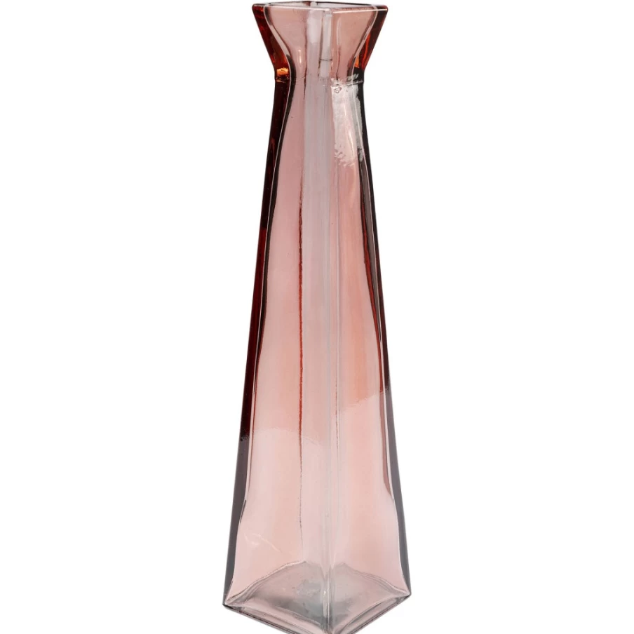 KARE Design Modern Pyramid Rose Vase - 55cm Tall Decorative Flower Holder for Home & Office