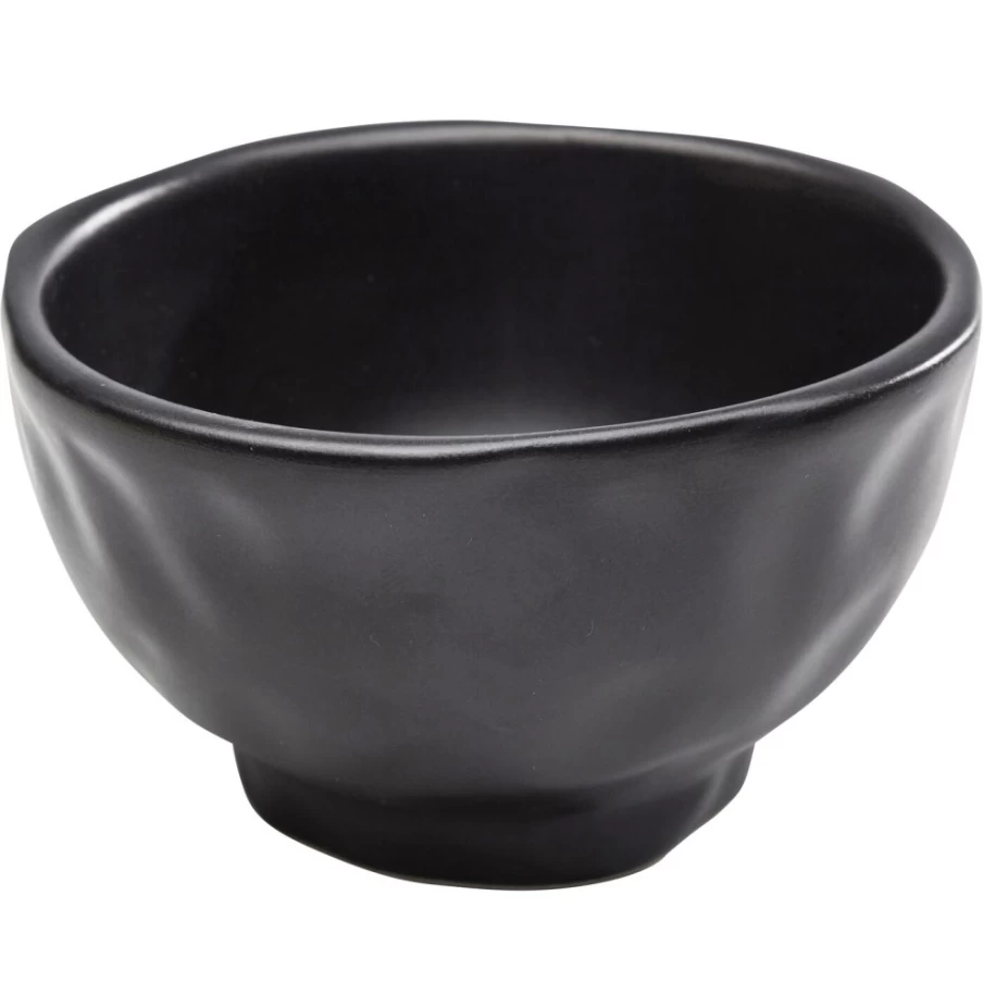 "KARE Design Organic Black Bowl - 15cm Eco-Friendly Kitchenware"