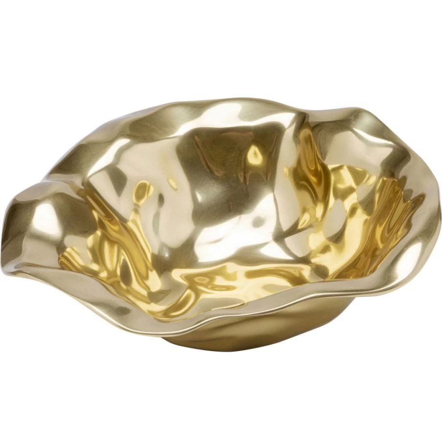 KARE Design Modern Jade Gold Decorative Bowl - 30cm Diameter Luxury Home Decor