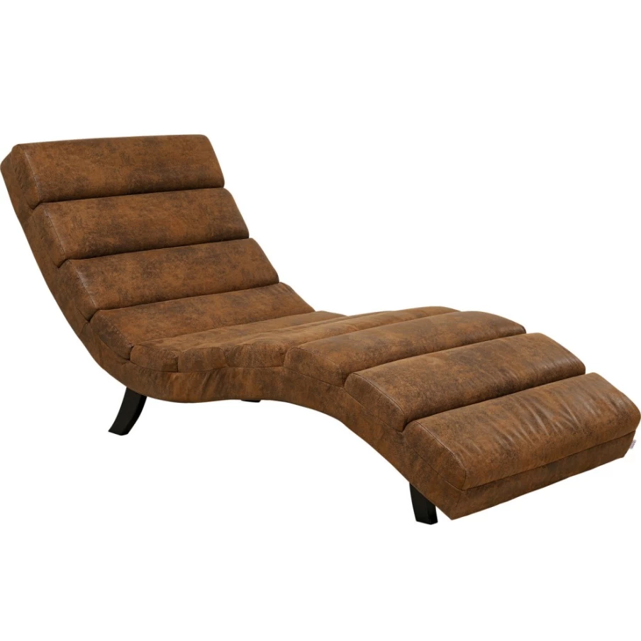 KARE Design Balou Vintage Relax Chair 190Cm Mid-Century Modern Lounge Chair for Living Room