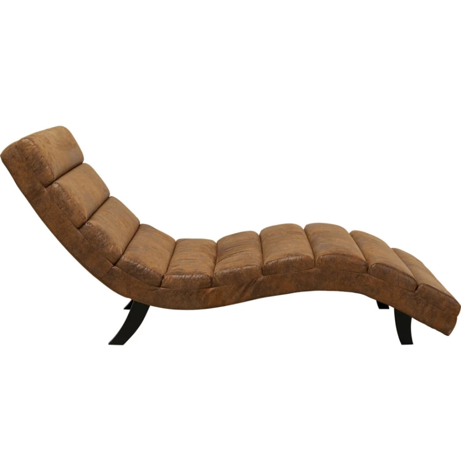 KARE Design Balou Vintage Relax Chair 190Cm Mid-Century Modern Lounge Chair for Living Room
