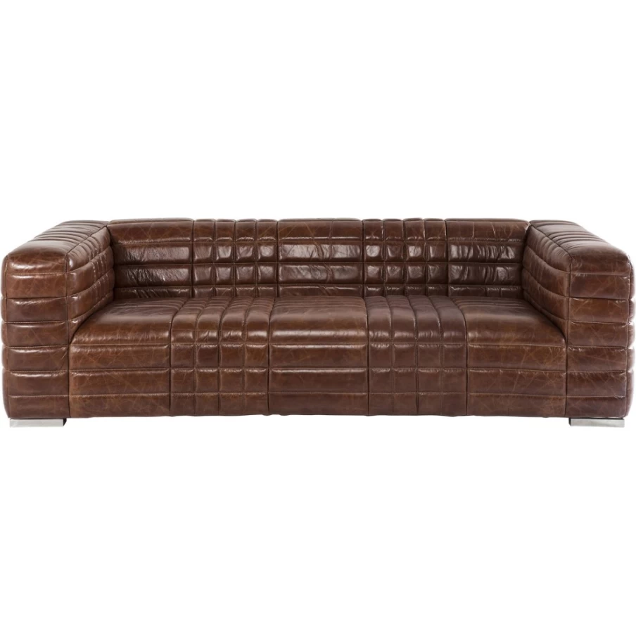 "KARE Design Modern Square Dance 3-Seater Sofa - Stylish & Comfortable Living Room Furniture"