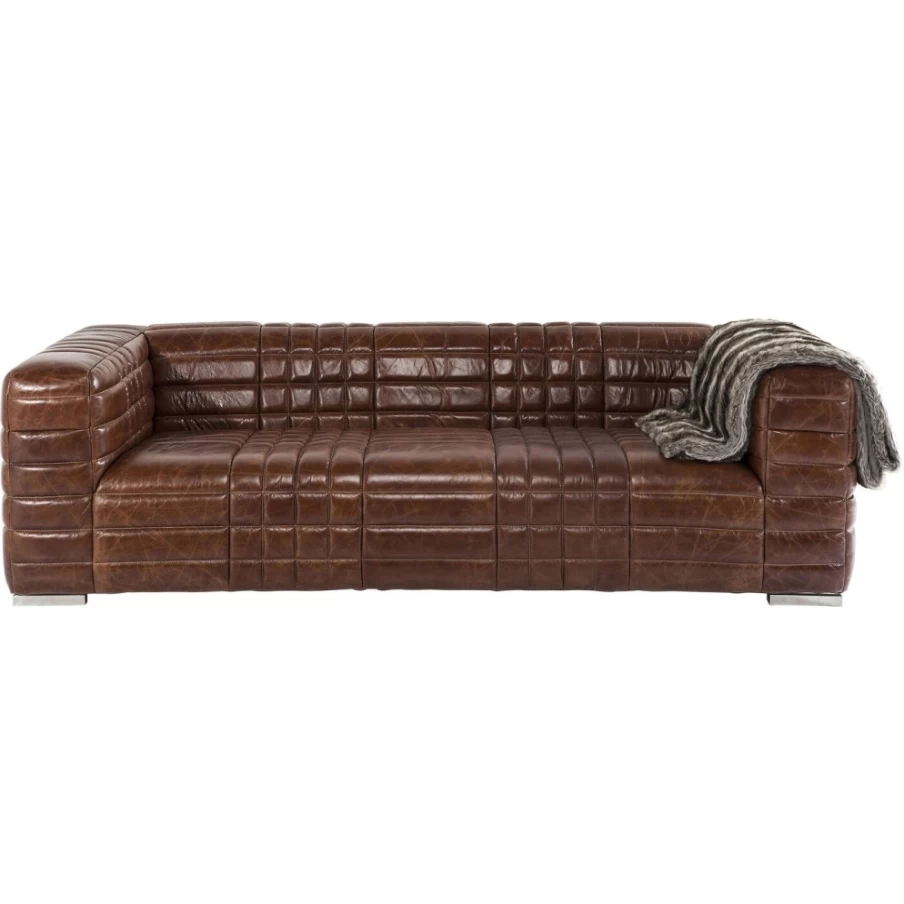 "KARE Design Modern Square Dance 3-Seater Sofa - Stylish & Comfortable Living Room Furniture"