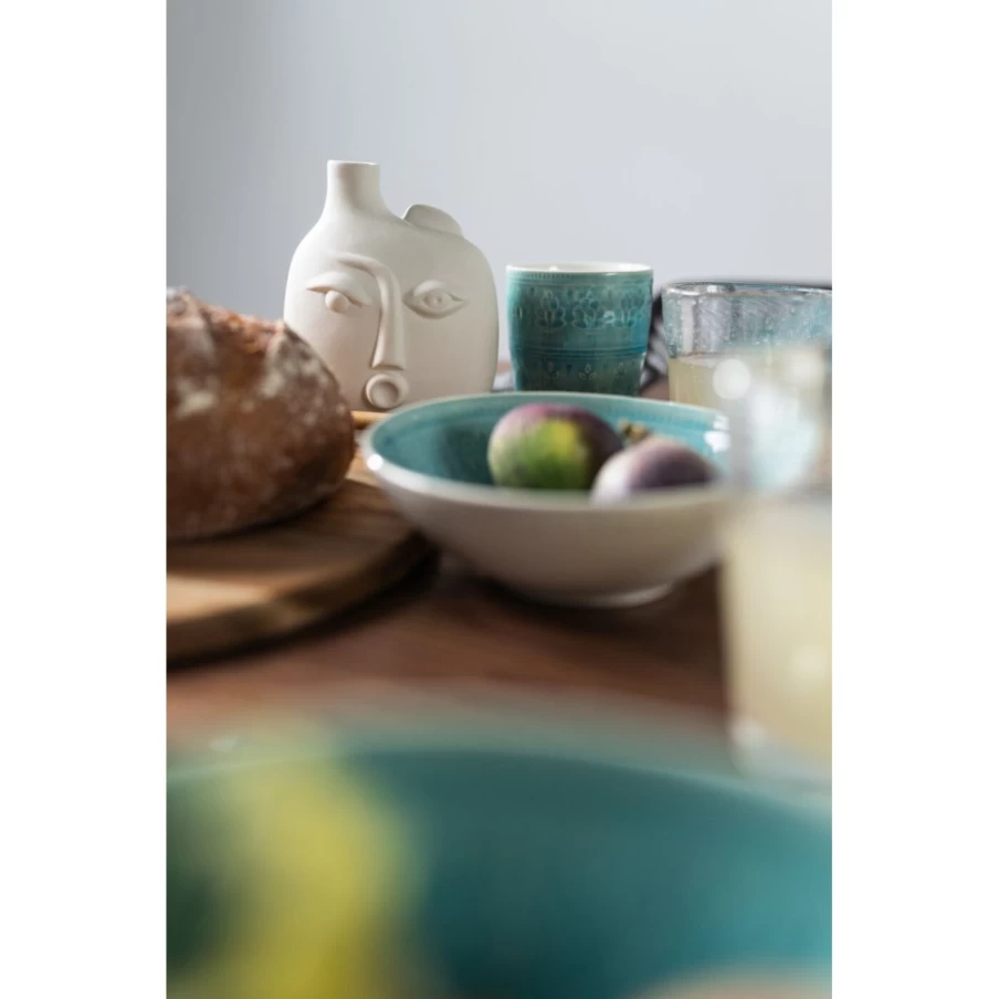 KARE Design Modern Spherical Face Left Vase - 16cm Decorative Home Accessory