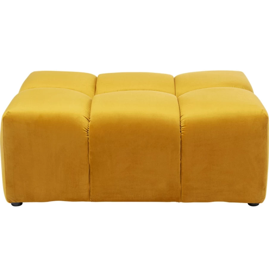 "KARE Design Belami Velvet Bar Stool in Amber - Luxurious Velvet Upholstered Stool for Modern Living"