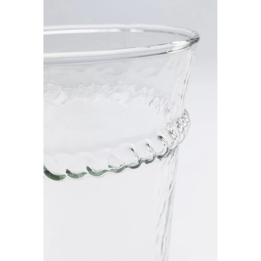 KARE Design Modern Tumbler Glass 15cm - Georgia Collection Stylish Drinkware for Home & Bar