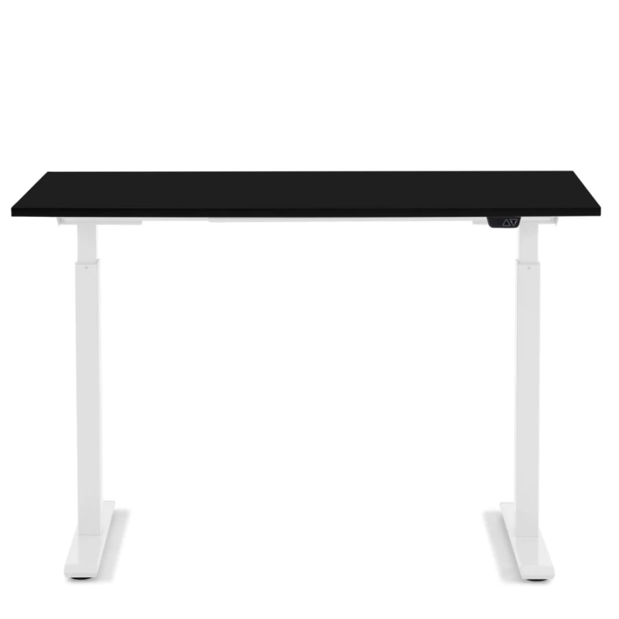"KARE Design Modern Smart Office Desk 120x70cm in White & Black | Sleek Writing Desk"