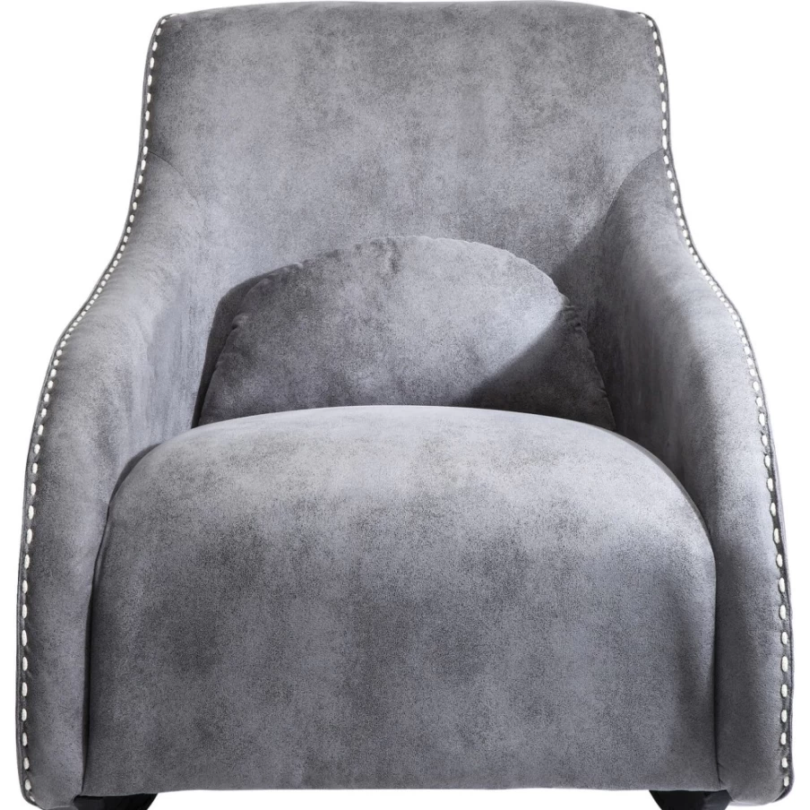 KARE Design Vintage Grey Ritmo Rocking Chair Swing - Modern Indoor Outdoor Hanging Seat