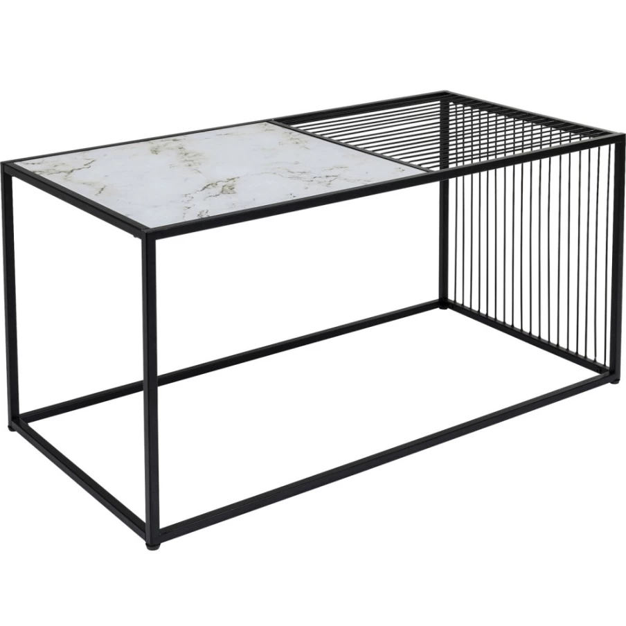 KARE Design Modern Coffee Table Twice 100x50cm - Stylish Rectangular Living Room Center Table