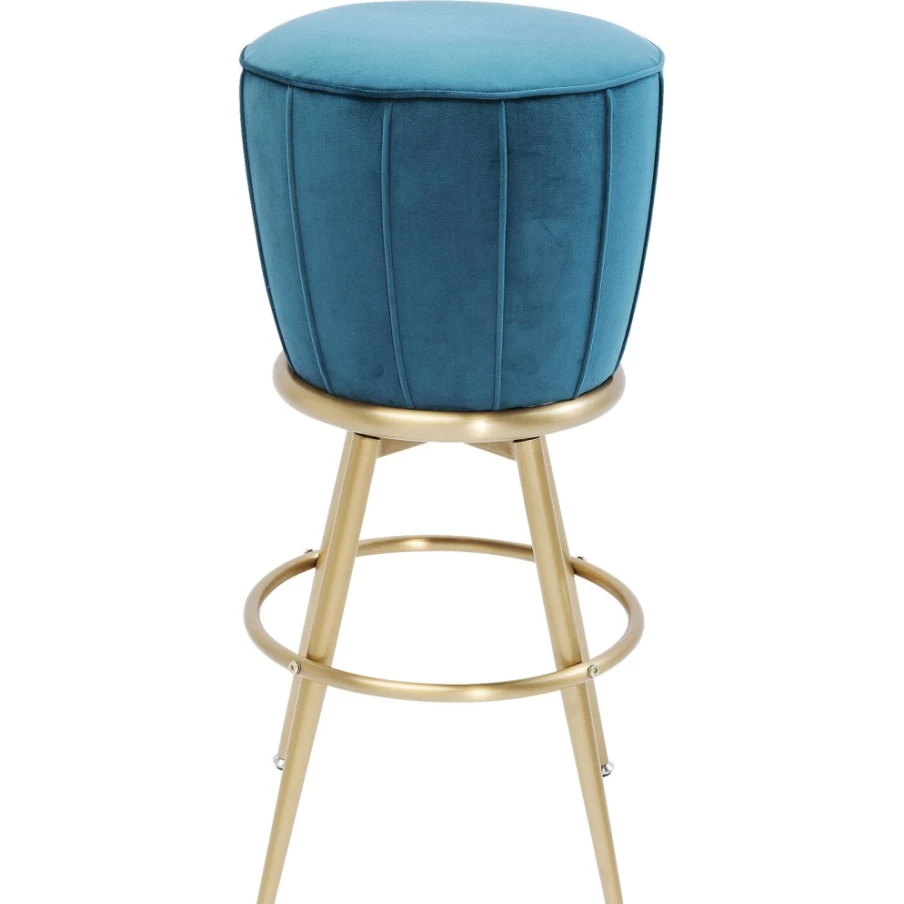 "KARE Design Modern Gold Bar Stool - After Work Style Adjustable Height Counter Stool for Home Bar"