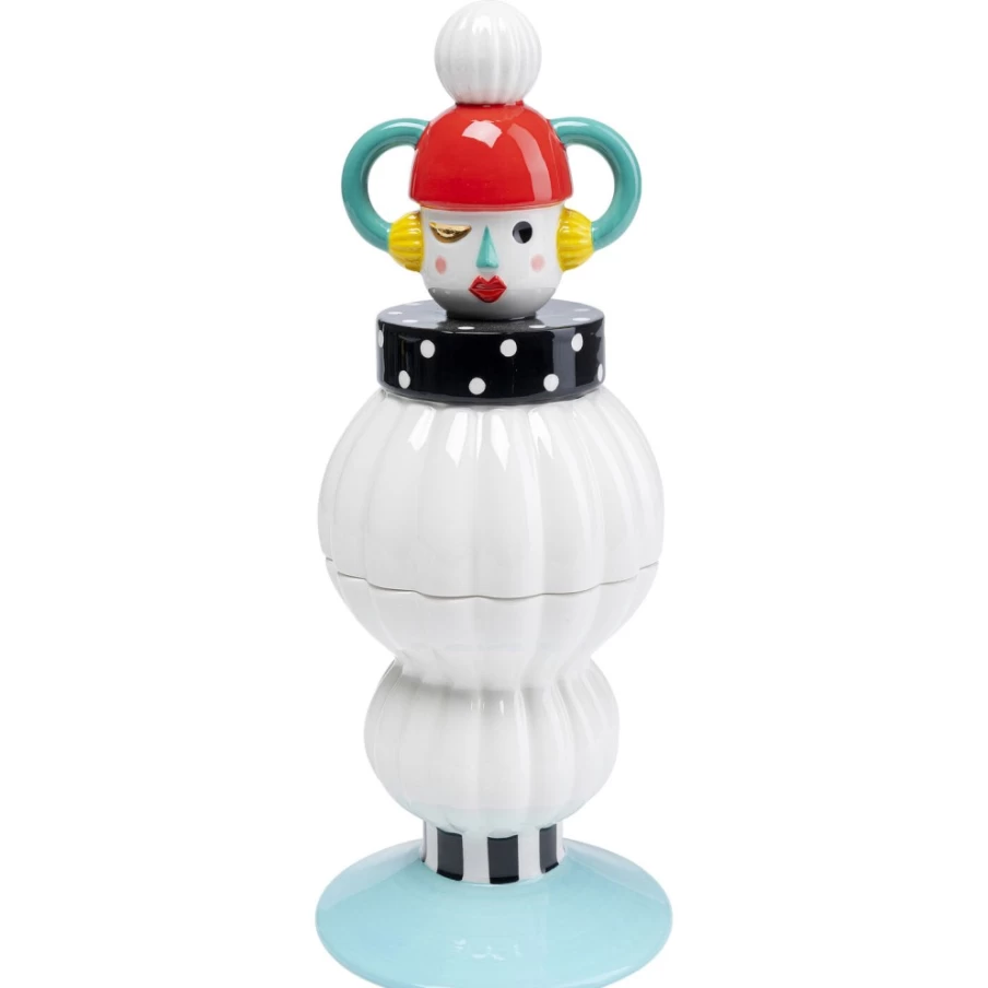 KARE Design Deco Jar Puppet 26cm - Handmade Decorative Jar Puppet for Home Decor