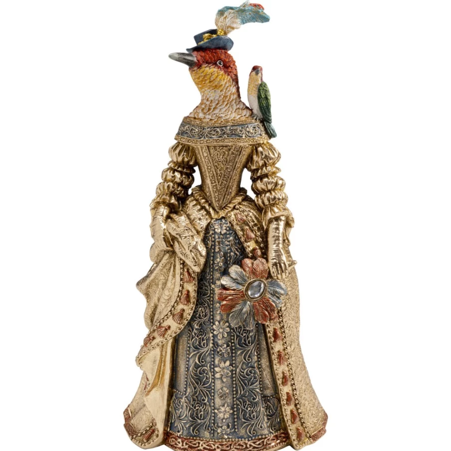 "KARE Design Modern Bird Lady Statue - 37cm Tall Decorative Figurine for Home & Garden"