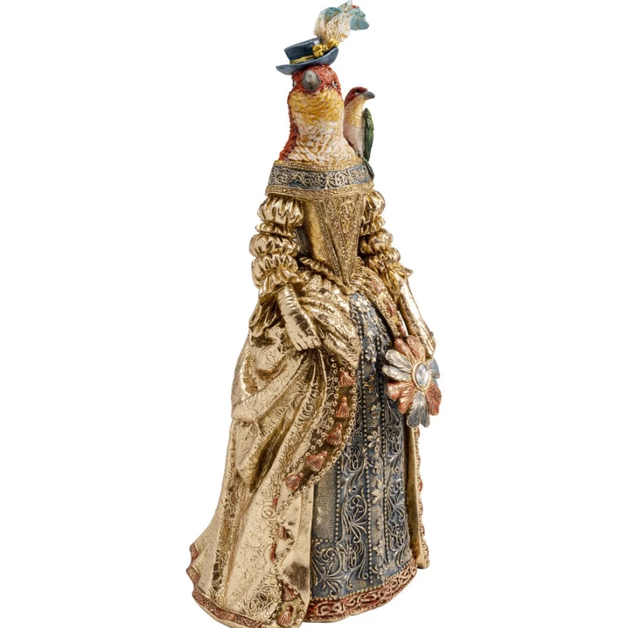"KARE Design Modern Bird Lady Statue - 37cm Tall Decorative Figurine for Home & Garden"