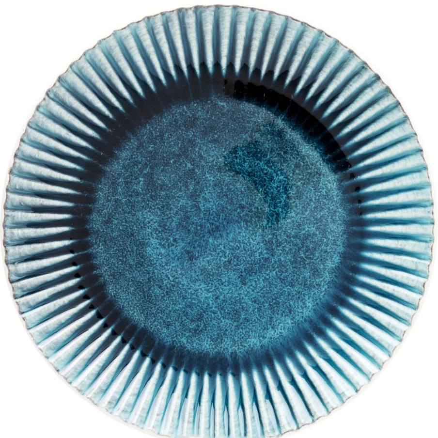 KARE Design Mustique Decorative Plate 29cm - Stylish Rim Tableware for Modern Dining