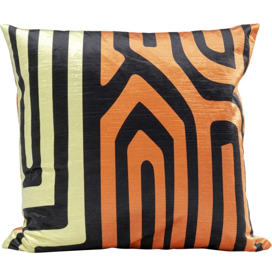 KARE Design Striped Decorative Cushion Cover 45x45 cm Modern Home Pillow Case