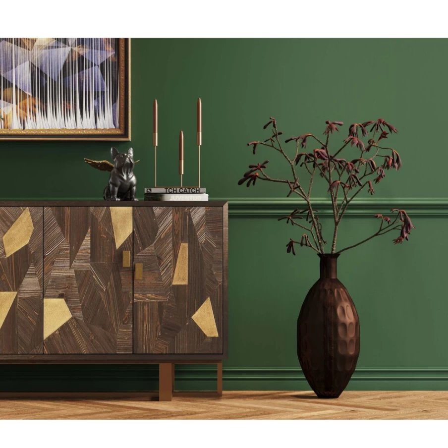 KARE Design Modern Dune Vase 59cm - Handmade Ceramic Floor Vase for Home Decor