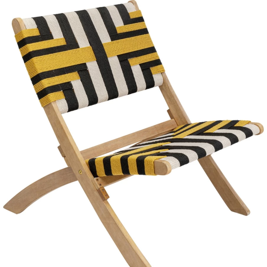 KARE Design Ipanema Folding Chair - Colorful, Lightweight, Portable for Indoor & Outdoor Use