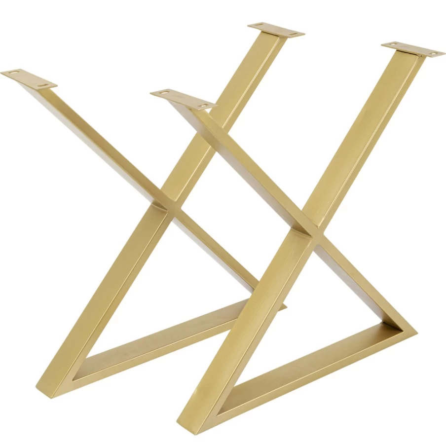KARE Design Brass Base Tavola Cross Set of 2 - Decorative Table Cross Stands