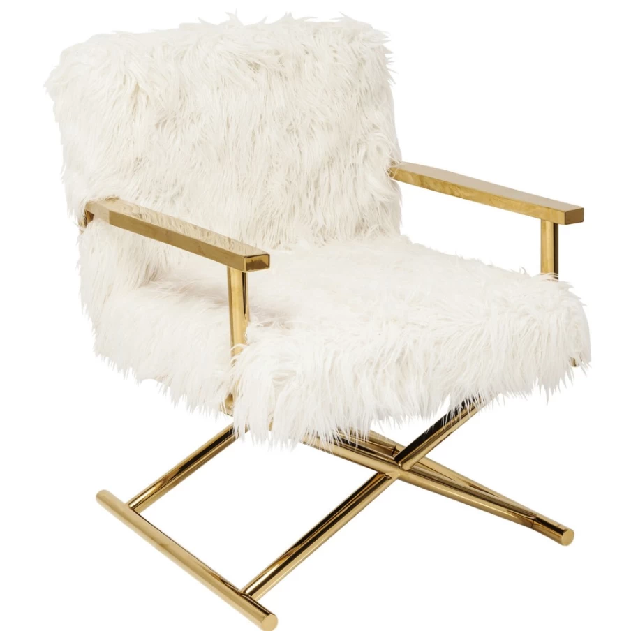 "KARE Design Mr. Fluffy Modern Armchair - Stylish Comfortable Lounge Chair for Living Room"
