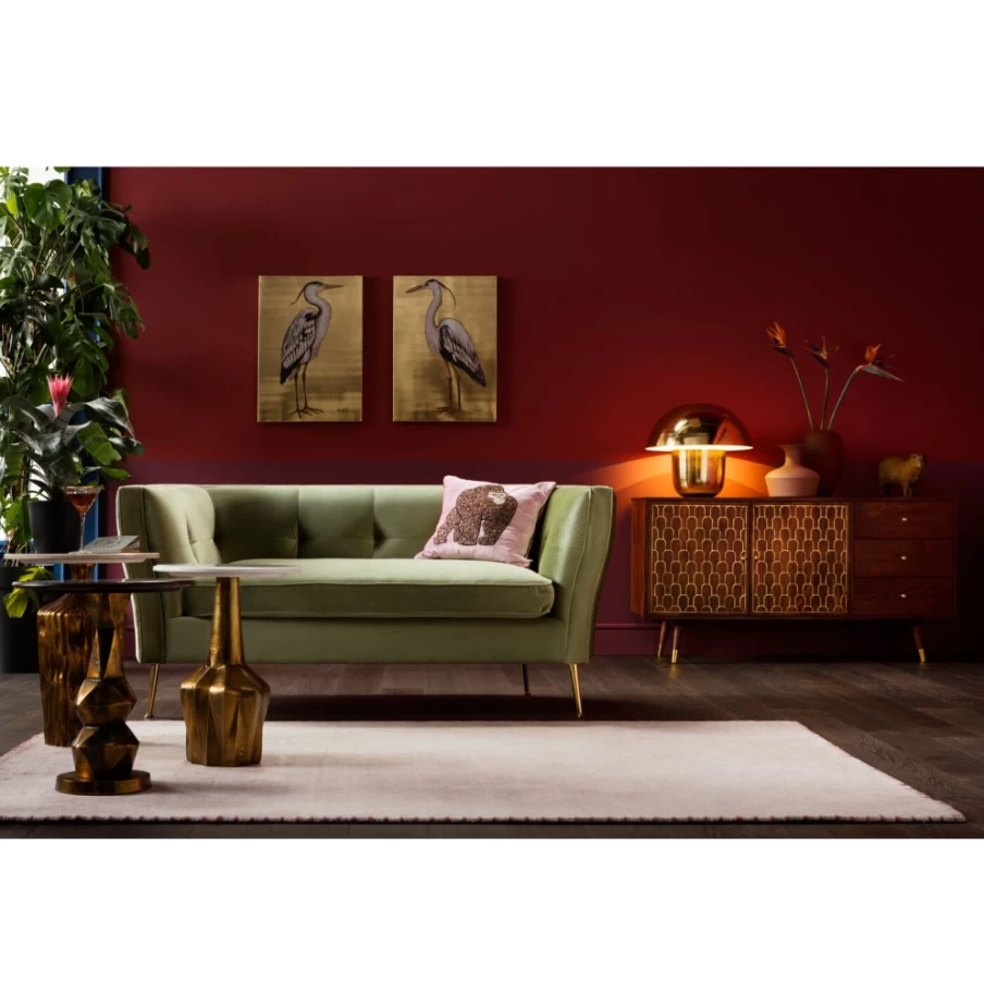 "KARE Design Rimini 2-Seater Green Sofa – Modern Luxury Living Room Furniture"