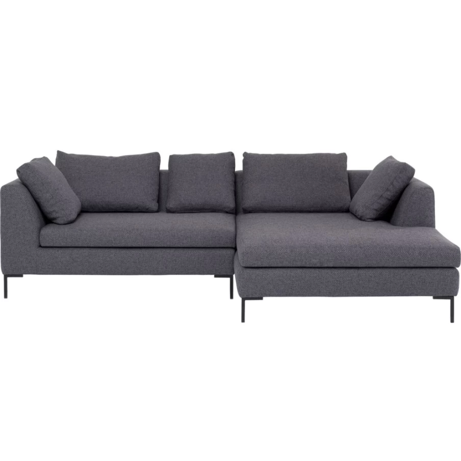 "KARE Design Gianni Dolce Dark Grey Right Corner Sofa – Modern Luxury Sectional"
