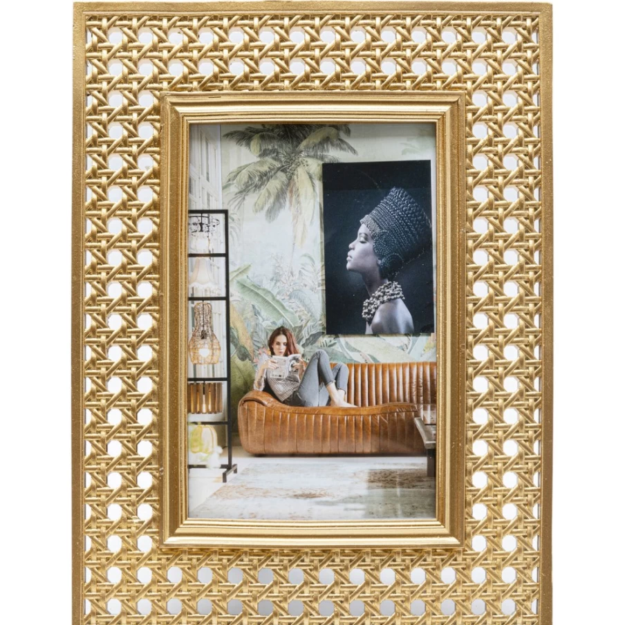 "KARE Design Modern Picture Frame 13x18 cm with Pre-Cut Holes for Wall Mounting"