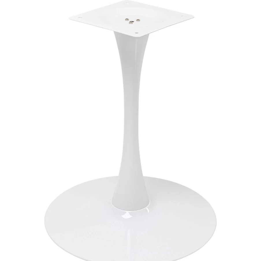 KARE Design Modern White Table Base Schickeria - 110cm Height, Sturdy & Stylish Dining Table Support