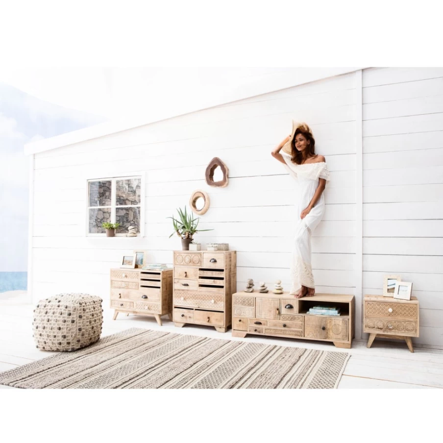 KARE Design Modern Lowboard Puro - Stylish TV Stand & Storage Cabinet