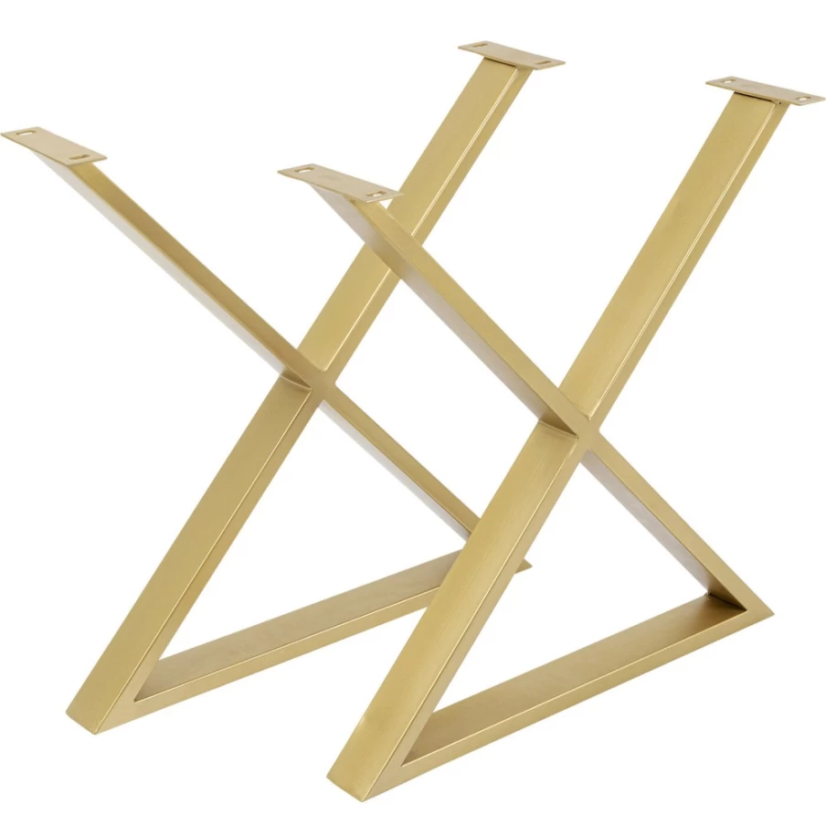 KARE Design Brass Base Tavola Cross Set of 2 - Decorative Table Cross Stands