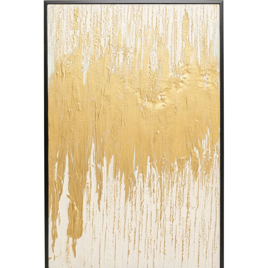 "KARE Design Modern Abstract White Framed Picture 80x120cm Wall Art"