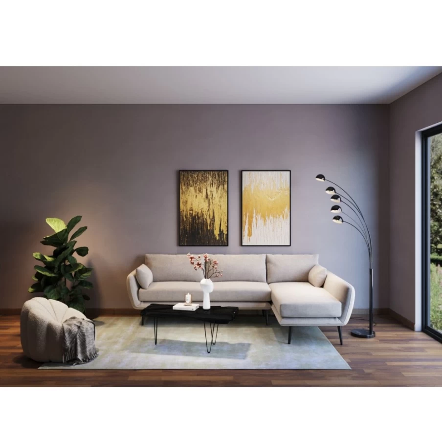 "KARE Design Modern Abstract White Framed Picture 80x120cm Wall Art"