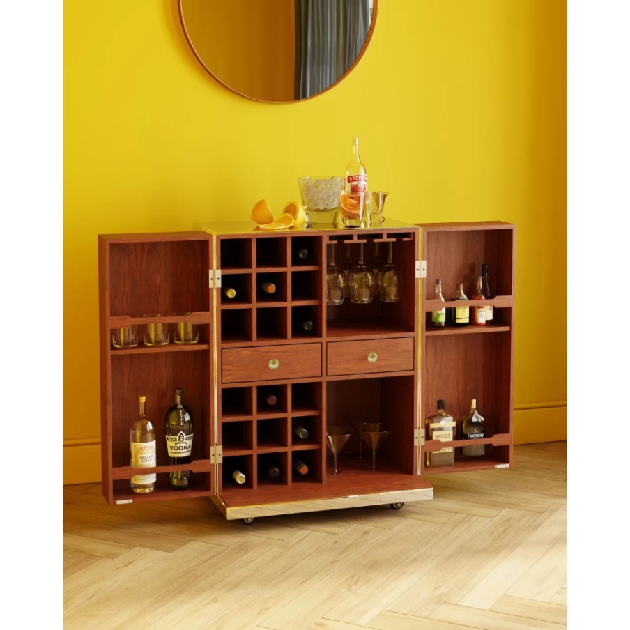 KARE Design Modern Bar Cabinet Luxury 66X88Cm Home Bar Furniture for Living Room