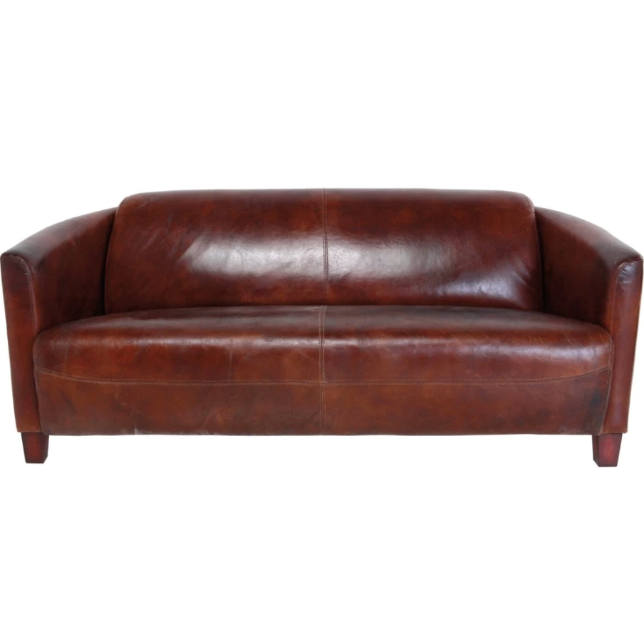"KARE Design Modern 3-Seater Sofa for Cigar Lounge – Stylish Leather Couch for Luxury Living Room"