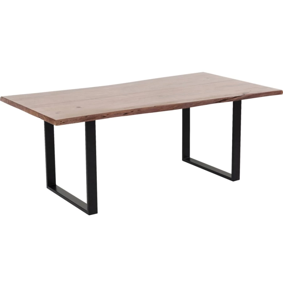 KARE Design Modern Dark Black Dining Table 200X100 - Stylish Table Harmony for Contemporary Interiors