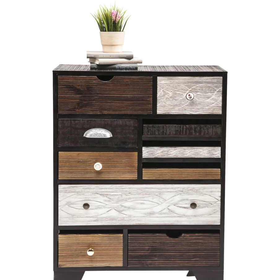 KARE Design Quinta 10-Drawer Dresser - Modern Chest of Drawers for Bedroom Storage