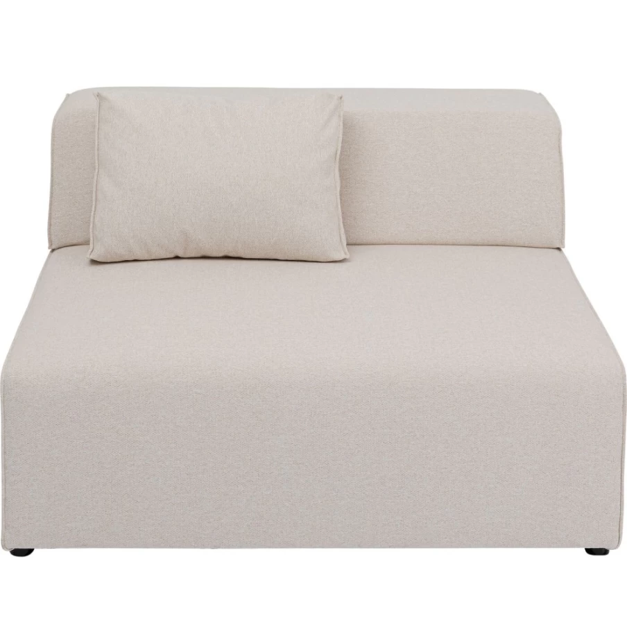 KARE Design Infinity 2-Seater 120Cm Cream Fabric Sofa - Modern Living Room Furniture