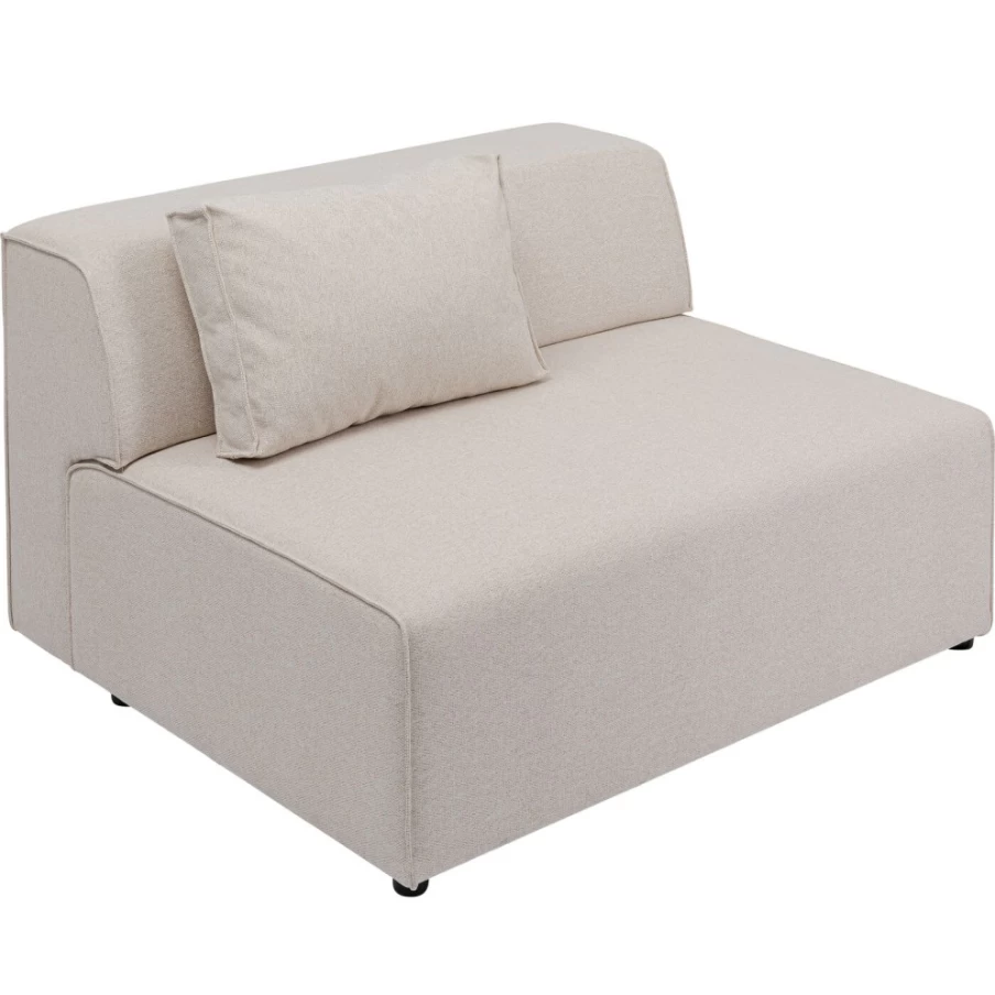 KARE Design Infinity 2-Seater 120Cm Cream Fabric Sofa - Modern Living Room Furniture