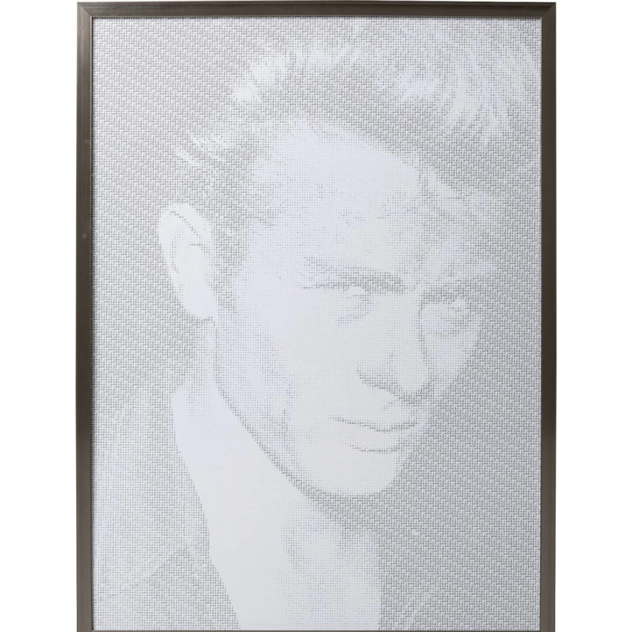 KARE Design Modern Pixel Art James Picture Frame - 104x79cm Wall Decor, Idol Portrait Display