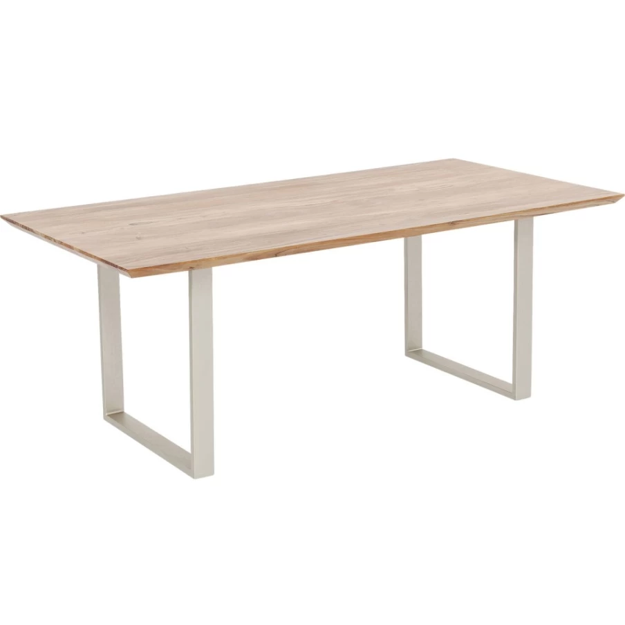 KARE Design Modern Silver Dining Table - 160x80cm Symphony Collection