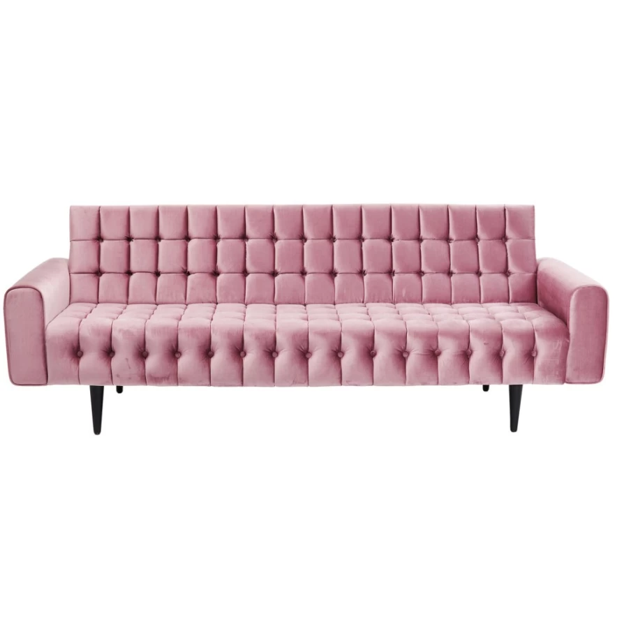 "KARE Design Milchbar 3-Seater Sofa in Velvet Mauve – Modern Luxury Lounge Furniture"