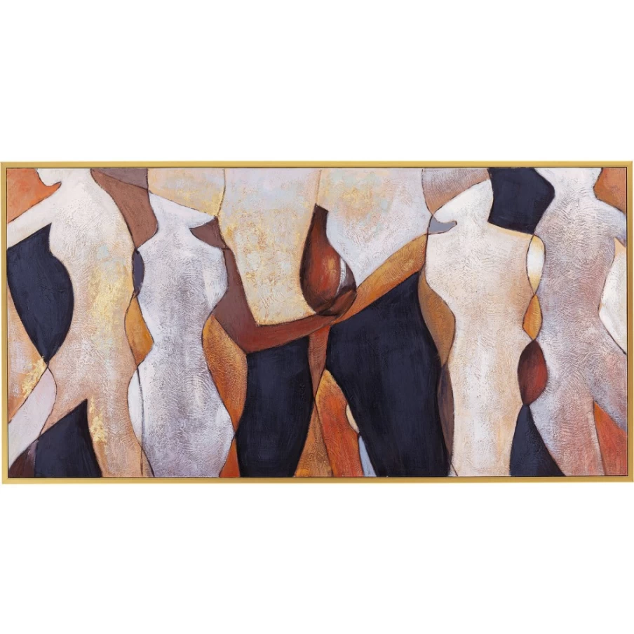 KARE Design Modern Framed Lady Portrait Art Print - 160x80cm Elegant Wall Decor for Home & Office