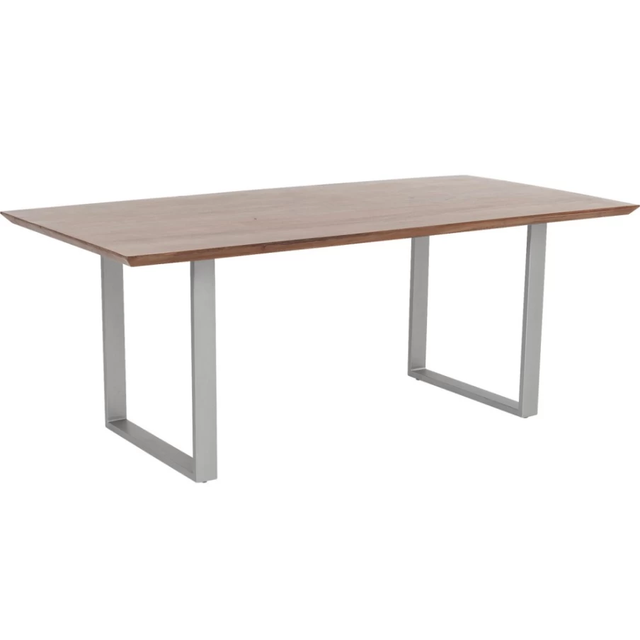 KARE Design Modern Dark Silver Dining Table Symphony 160x80 cm Rectangular Kitchen Table