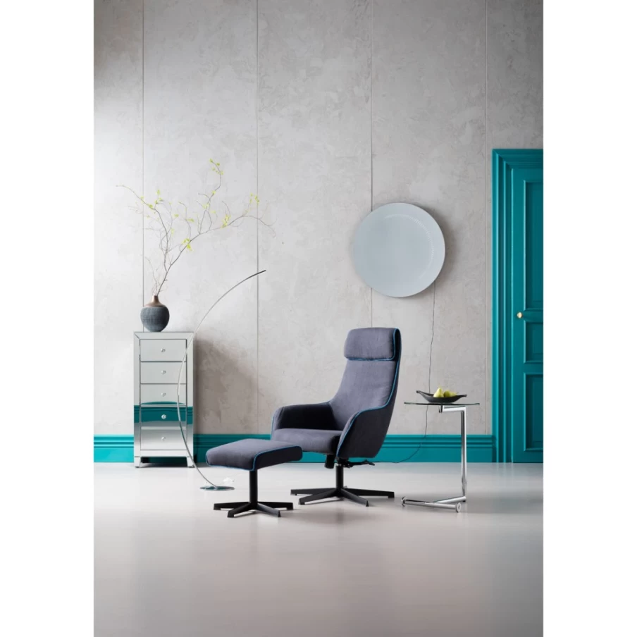 KARE Design Modern Side Table - Clear Acrylic 46cm for Easy Living Spaces