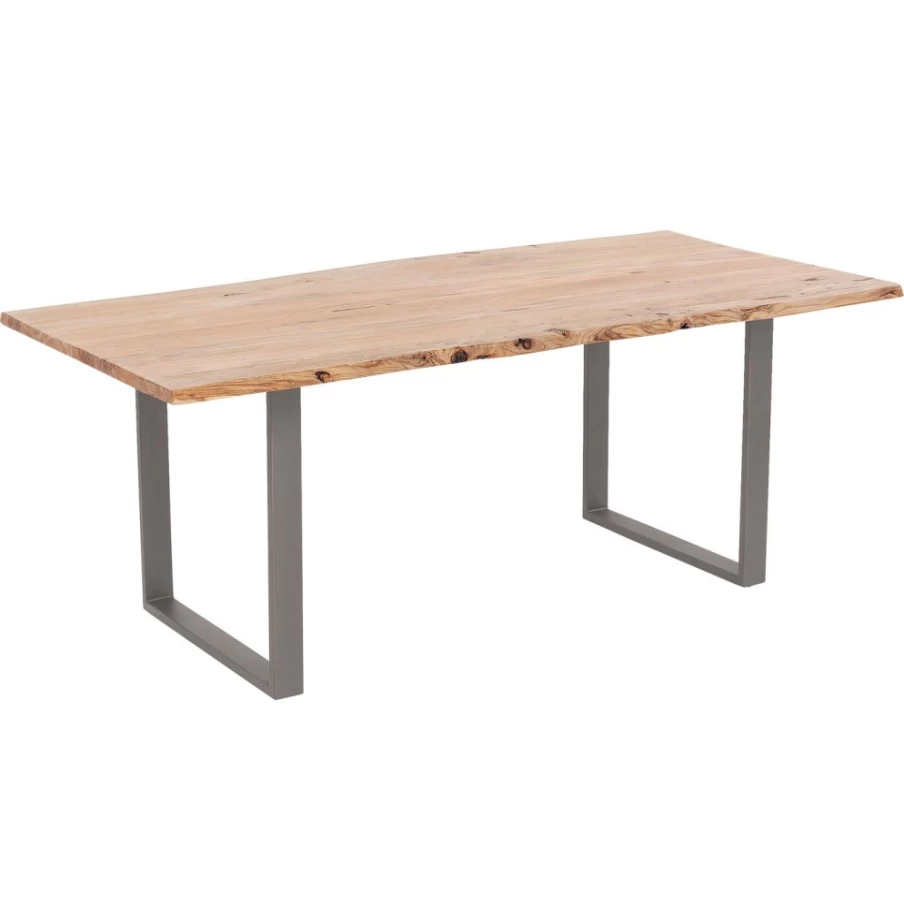 KARE Design Modern Steel Table Harmony 200X100 - Industrial Crude Metal Dining Table